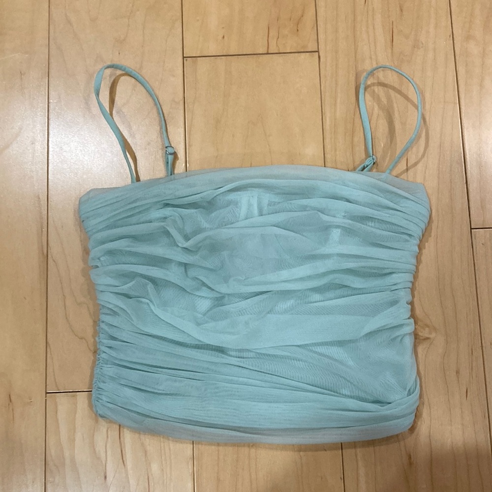 Aritzia Luxor top light green size 0